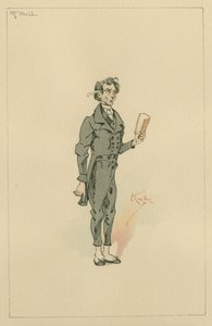 メル氏、1920年代（ペンとインク、紙にトイレ付き） 作： Joseph Clayton Clarke